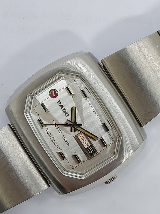 Vintage 1970 NOS Rado NCC 303 Automatic 11922 Men’s Watch Swiss.
