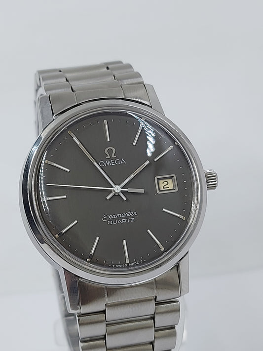 Vintage 1977 Omega Seamaster Quartz 1342 - 196.0113 Men's Watch Swiss.