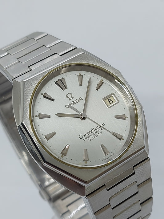 Vintage 1979 Omega Constellation Chronometer Quartz 1342 Men's Watch 198.0117
