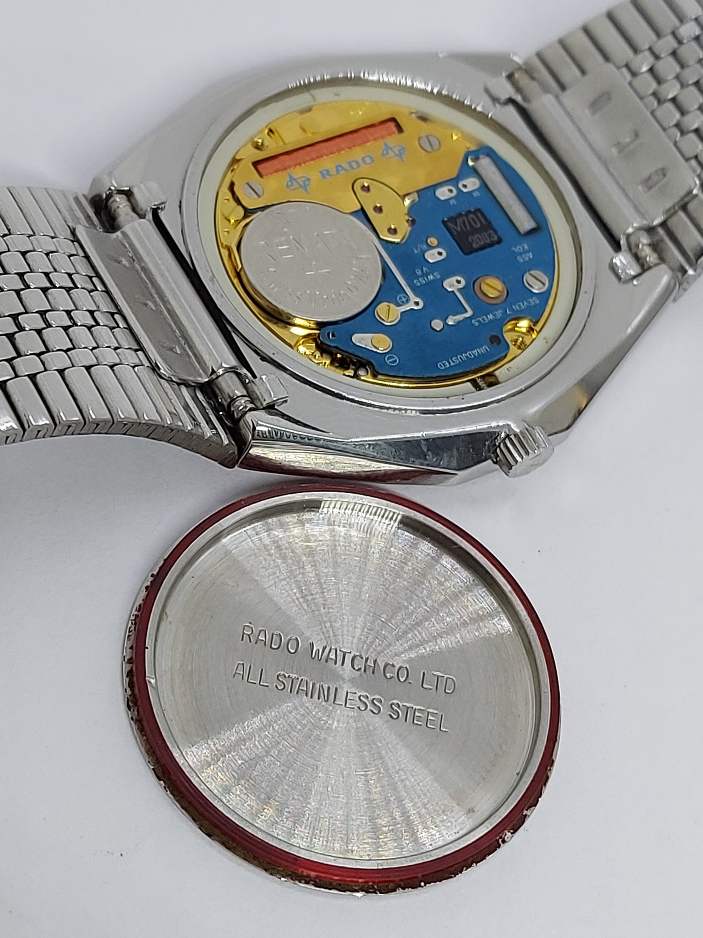 Vintage 1980 Rado Al Shabab Al Arabi Club, Dubai Date Men's Watch.