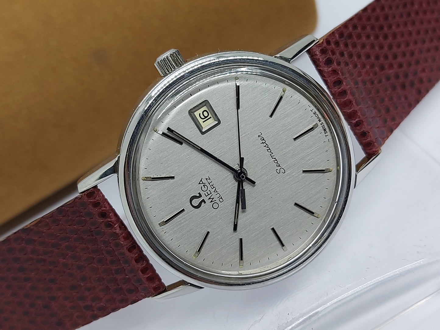 Vintage 1979 Omega Seamaster Quartz 1342 Men's Watch Omega 196.0160 Swiss ⌚️ ..