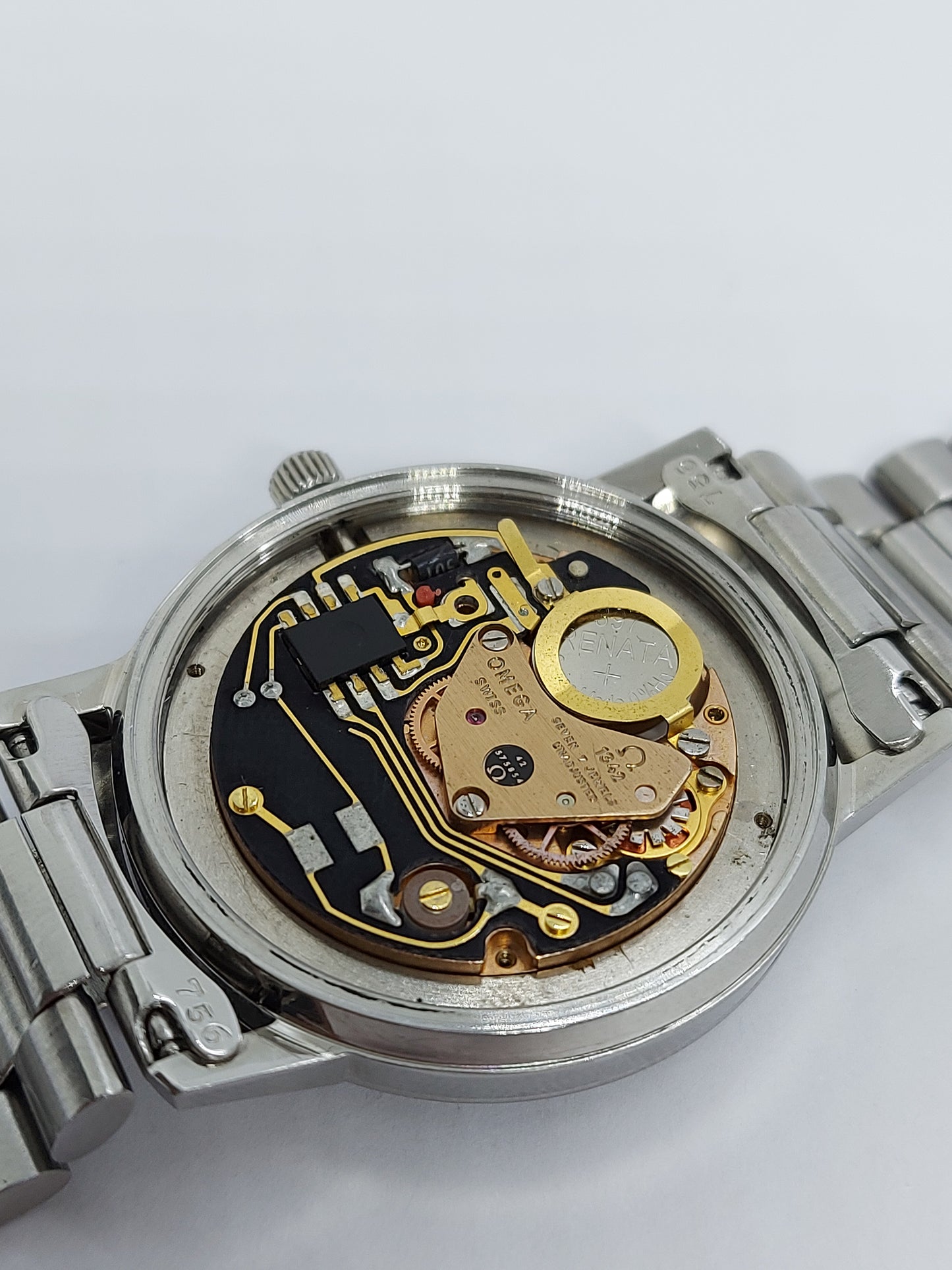 Vintage 1977 Omega Seamaster Quartz 1342 - 196.0113 Men's Watch Swiss.