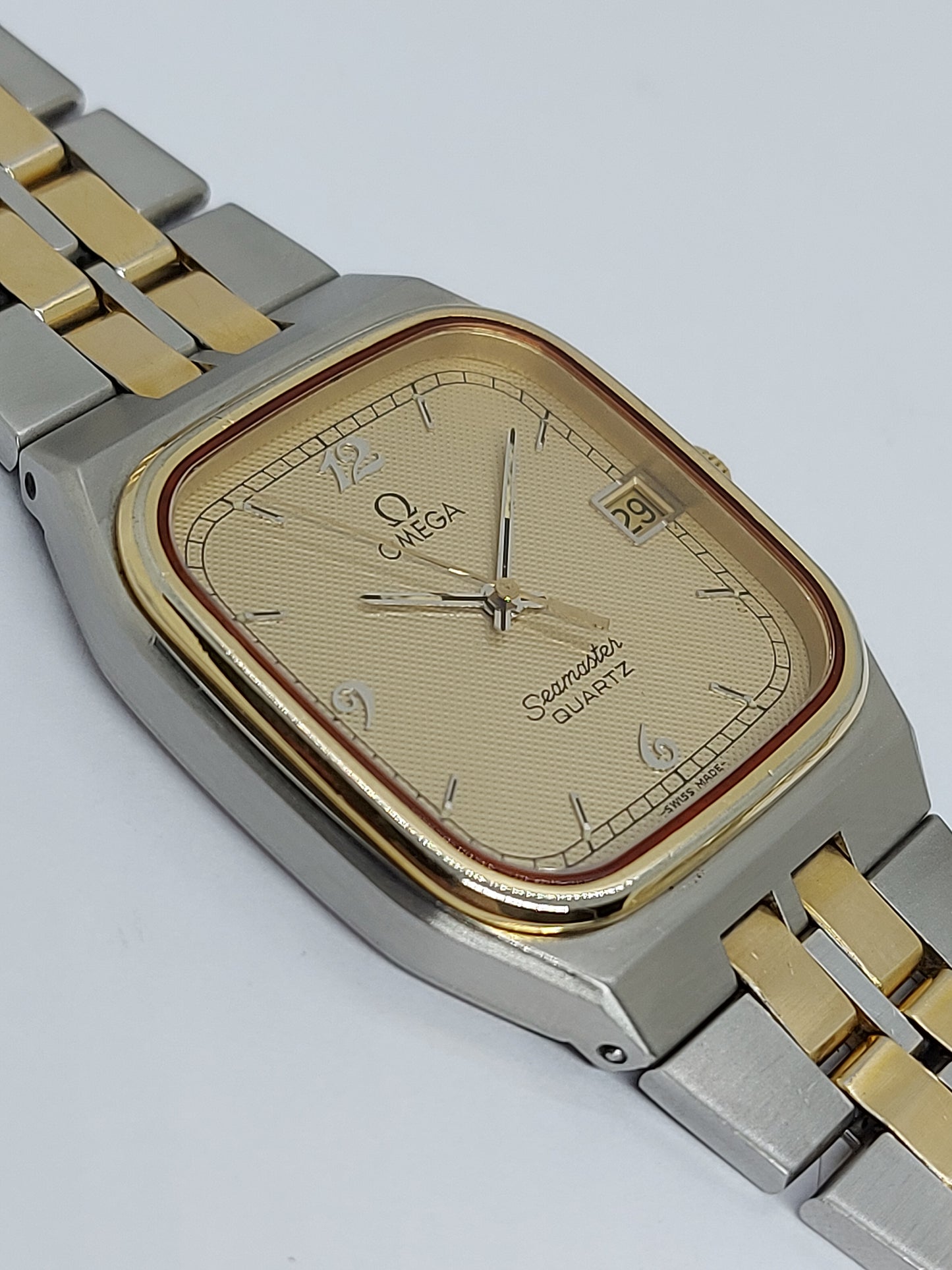 Vintage 1983 Omega Seamaster Quartz 1332 Men's Watch Omega 196.0196 Swiss Made