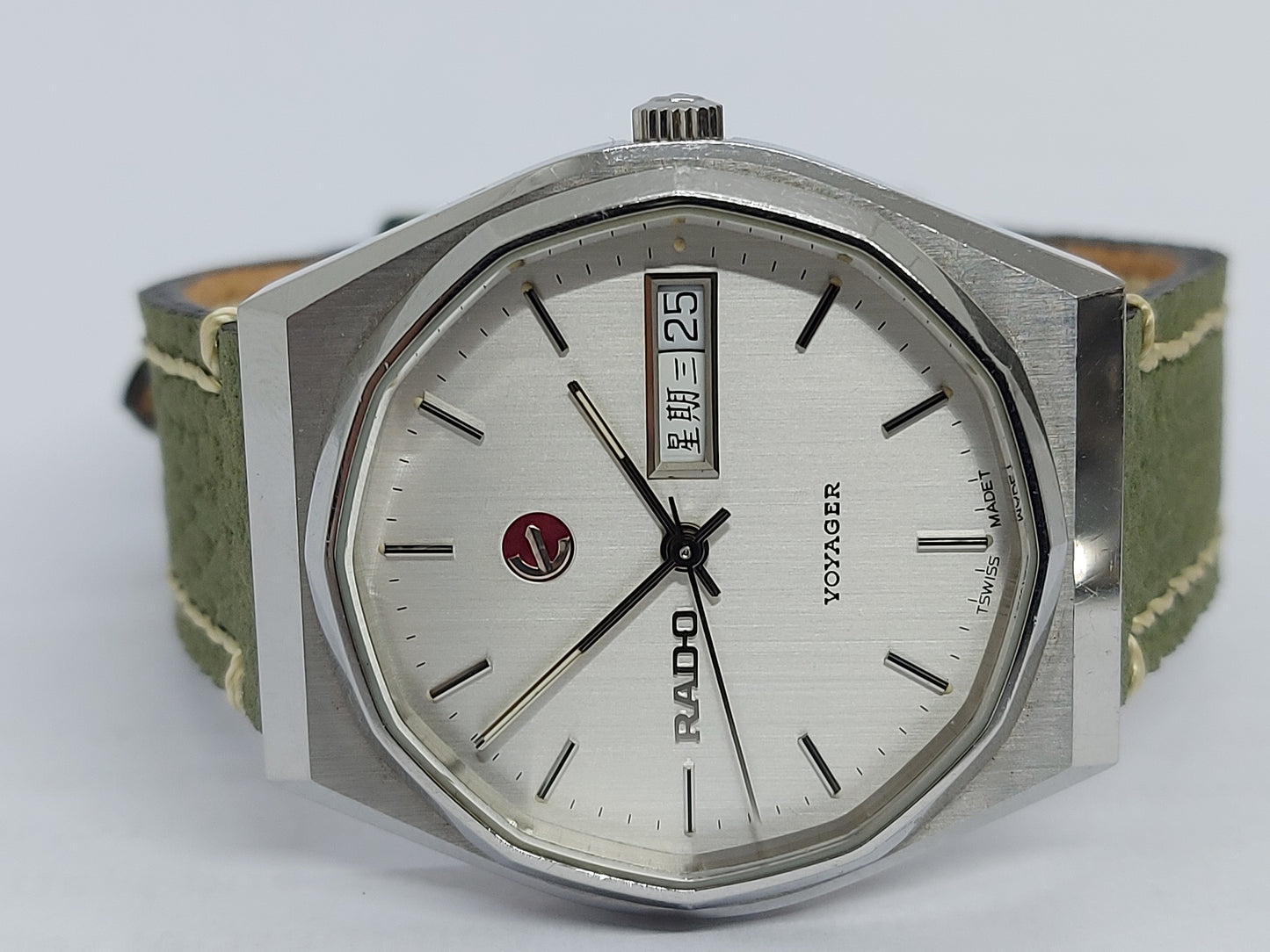 Vintage 1970 Rado Voyager Automatic Men’s Watch Swiss Made.