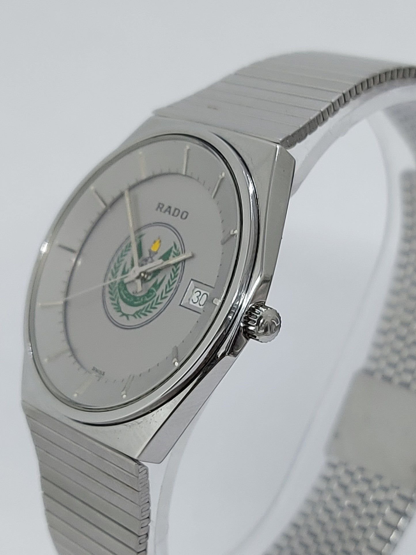 Vintage 1980 Rado Al Shabab Al Arabi Club, Dubai Date Men's Watch.