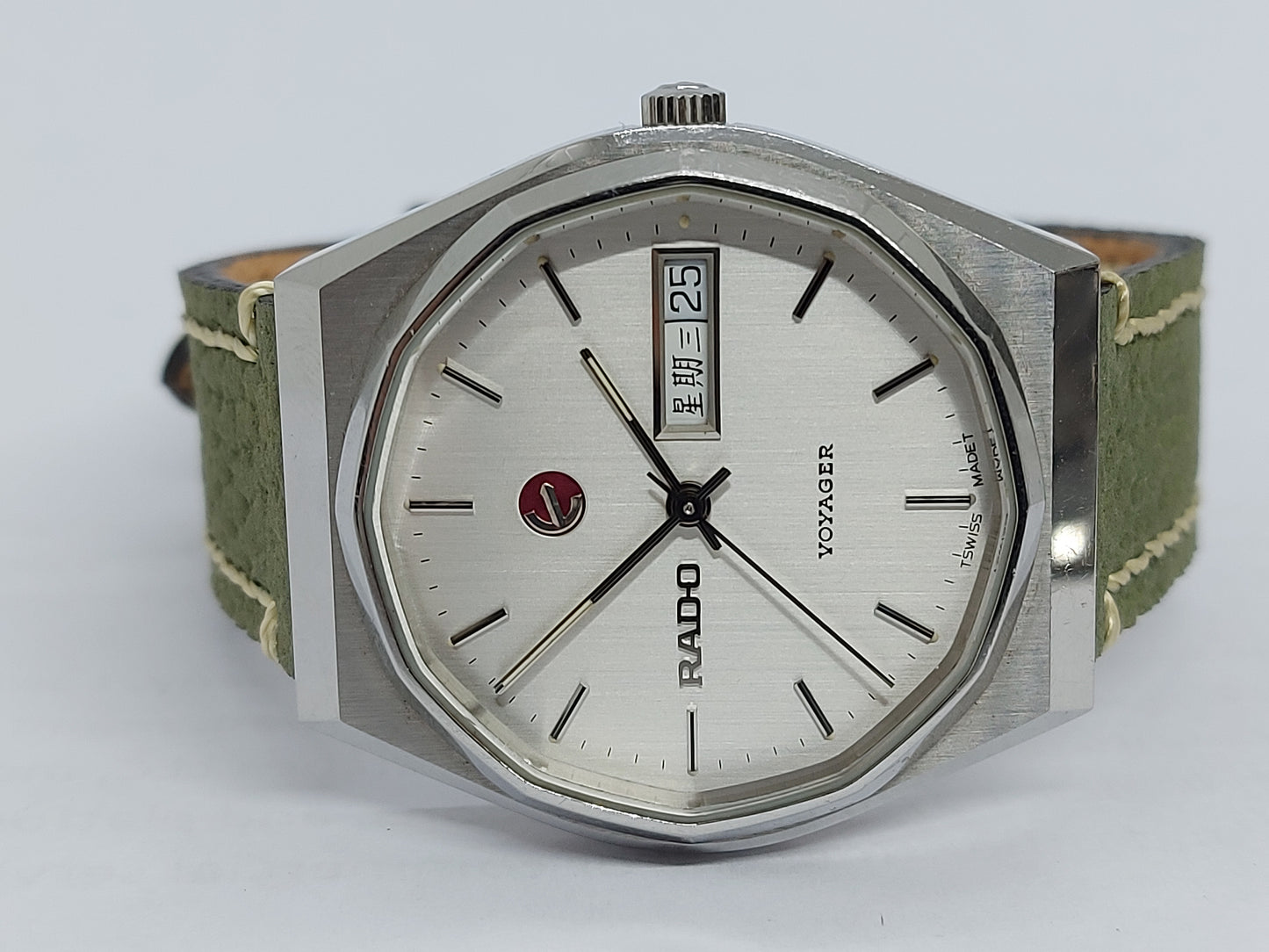 Vintage 1970 Rado Voyager Automatic Men’s Watch Swiss Made.