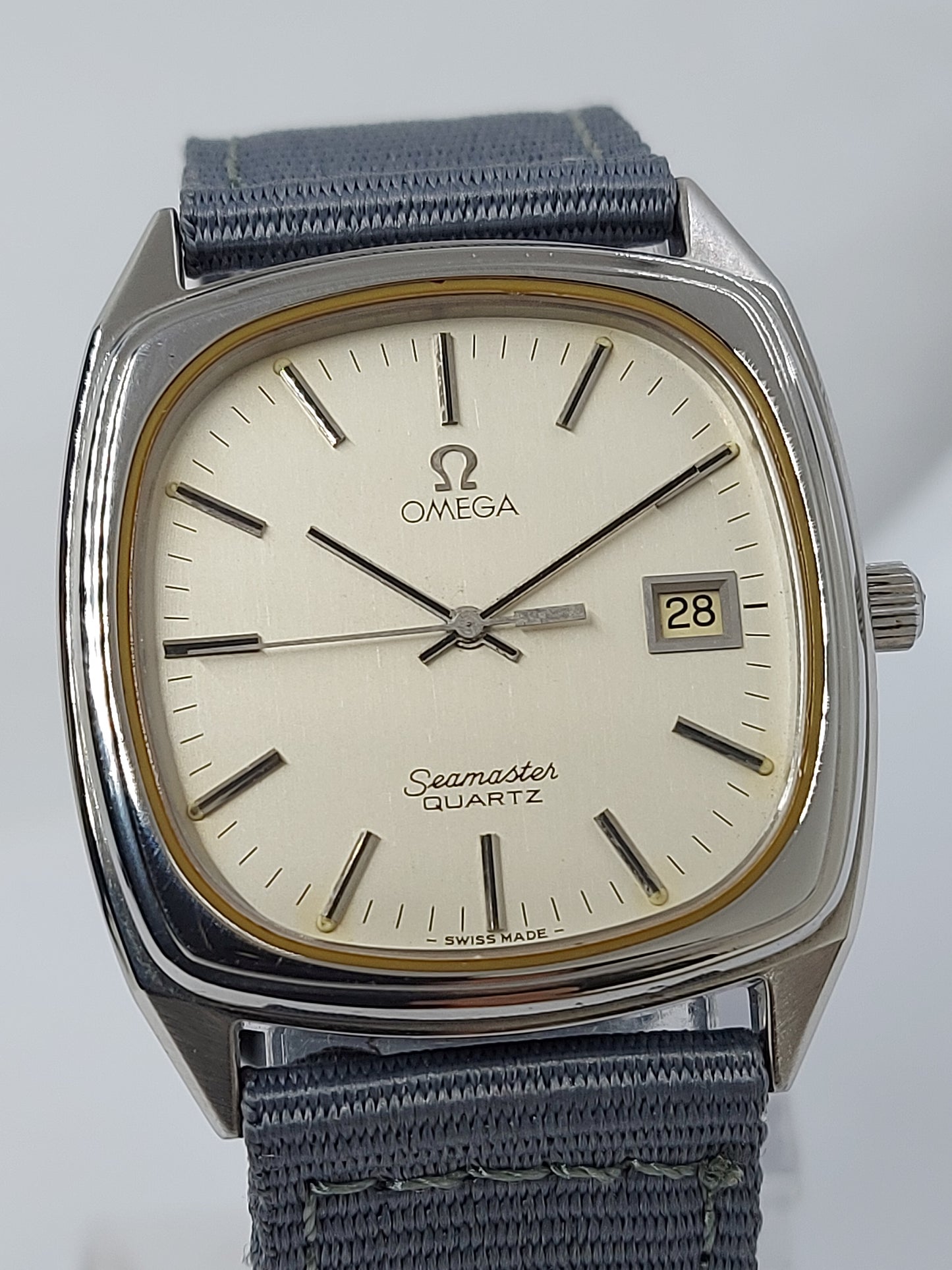 Vintage 1977 Omega Seamaster Quartz 1342 Ref. 196.0127 Men's Watch Swiss Made.