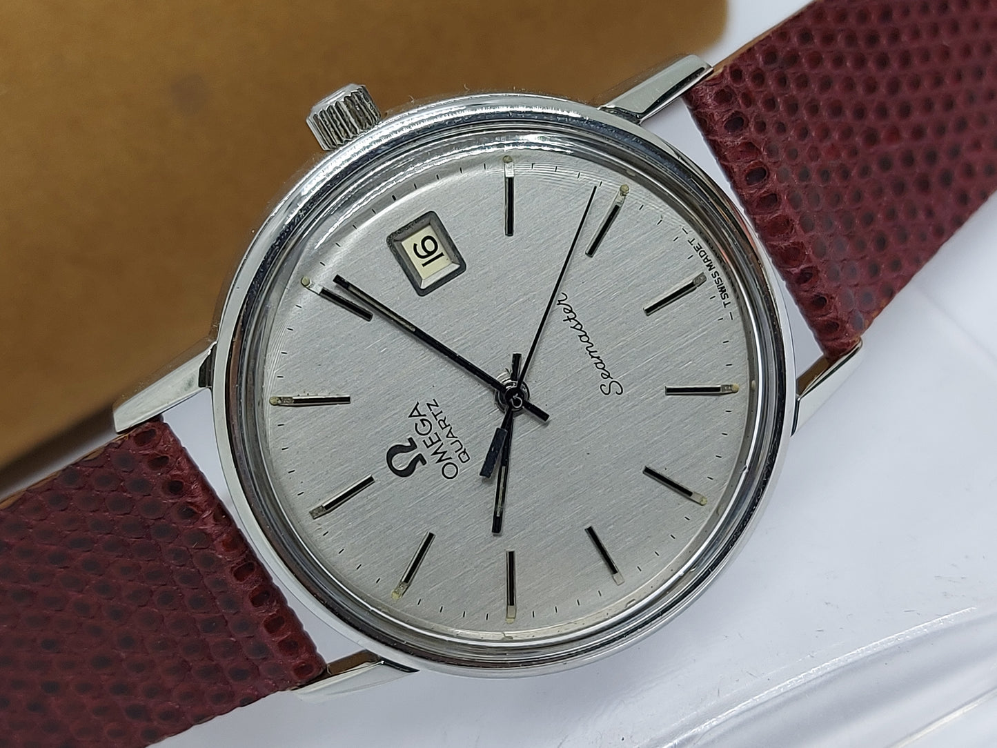 Vintage 1979 Omega Seamaster Quartz 1342 Men's Watch Omega 196.0160 Swiss ⌚️ ..