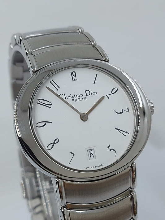 Vintage 1990 Christian Dior Quartz D77-100 Men's Watch Swiss Made.