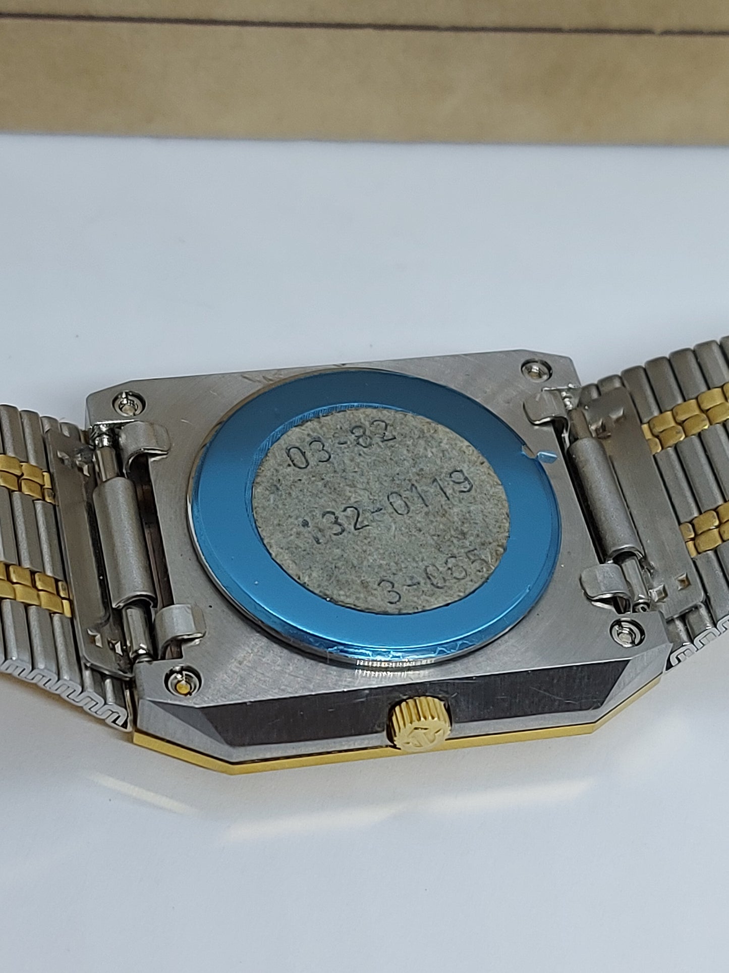 NOS 1980 Rado DiaStar Diamond Quartz  132.119.3 Men's Watch Swiss Made