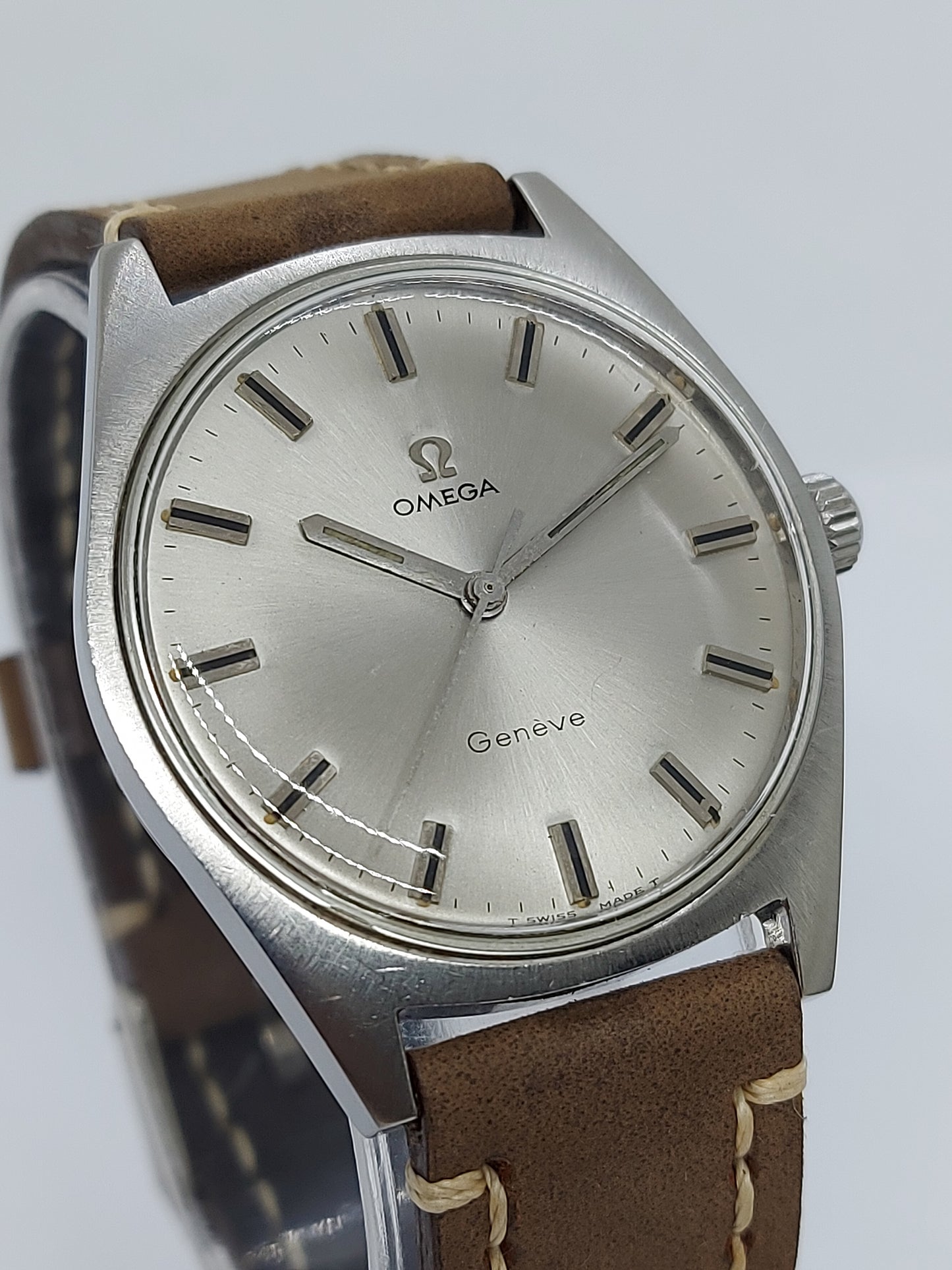 Vintage 1968 Omega Geneve Manual 601 Ref. 135.041 Men's Watch Swiss Made.