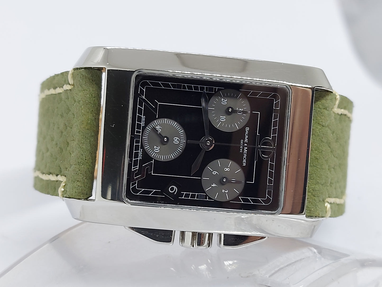 Baume & Mercier Hampton Chronograph 65341 Men's 2000 Swiss Made.