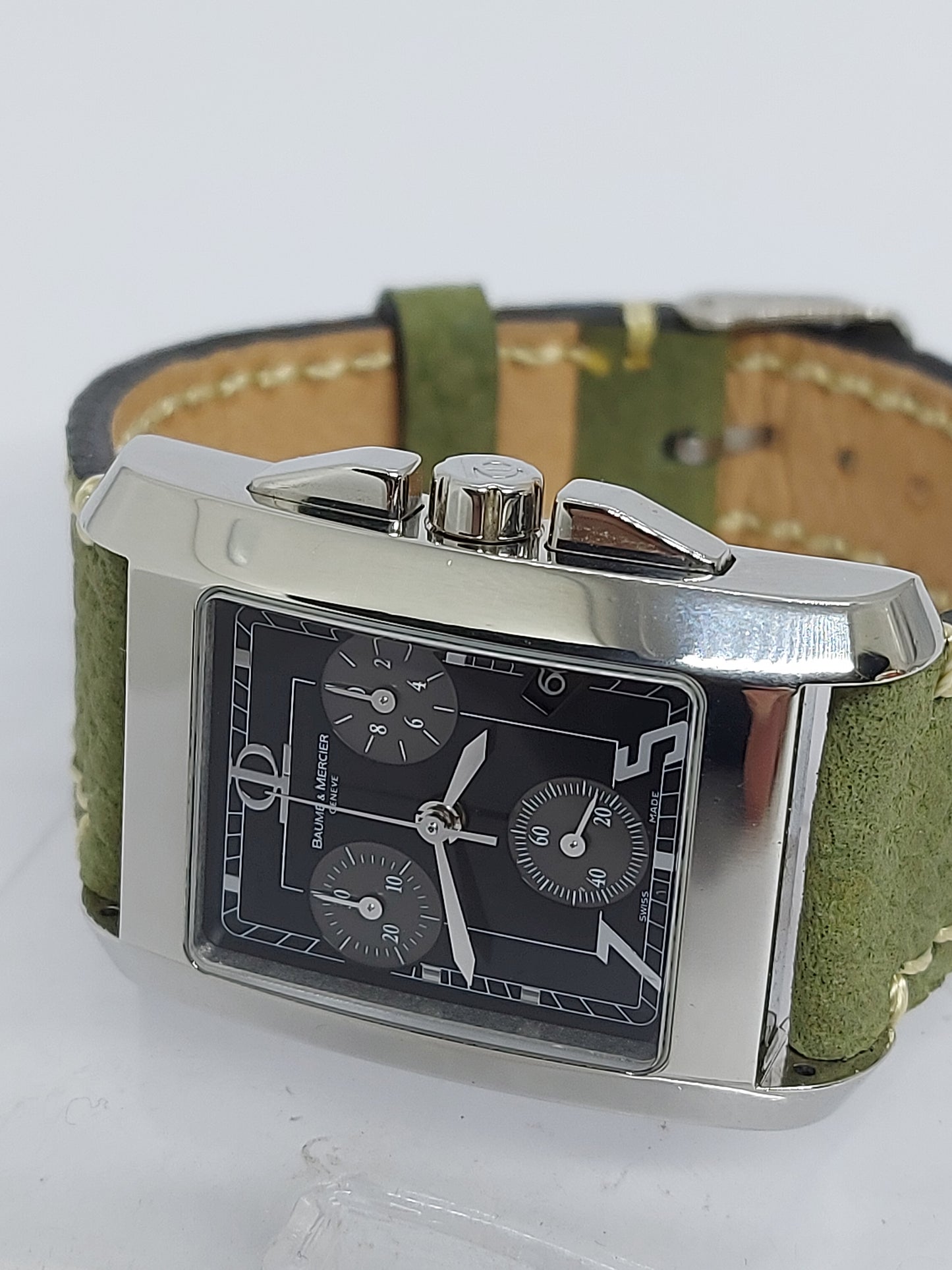 Baume & Mercier Hampton Chronograph 65341 Men's 2000 Swiss Made.