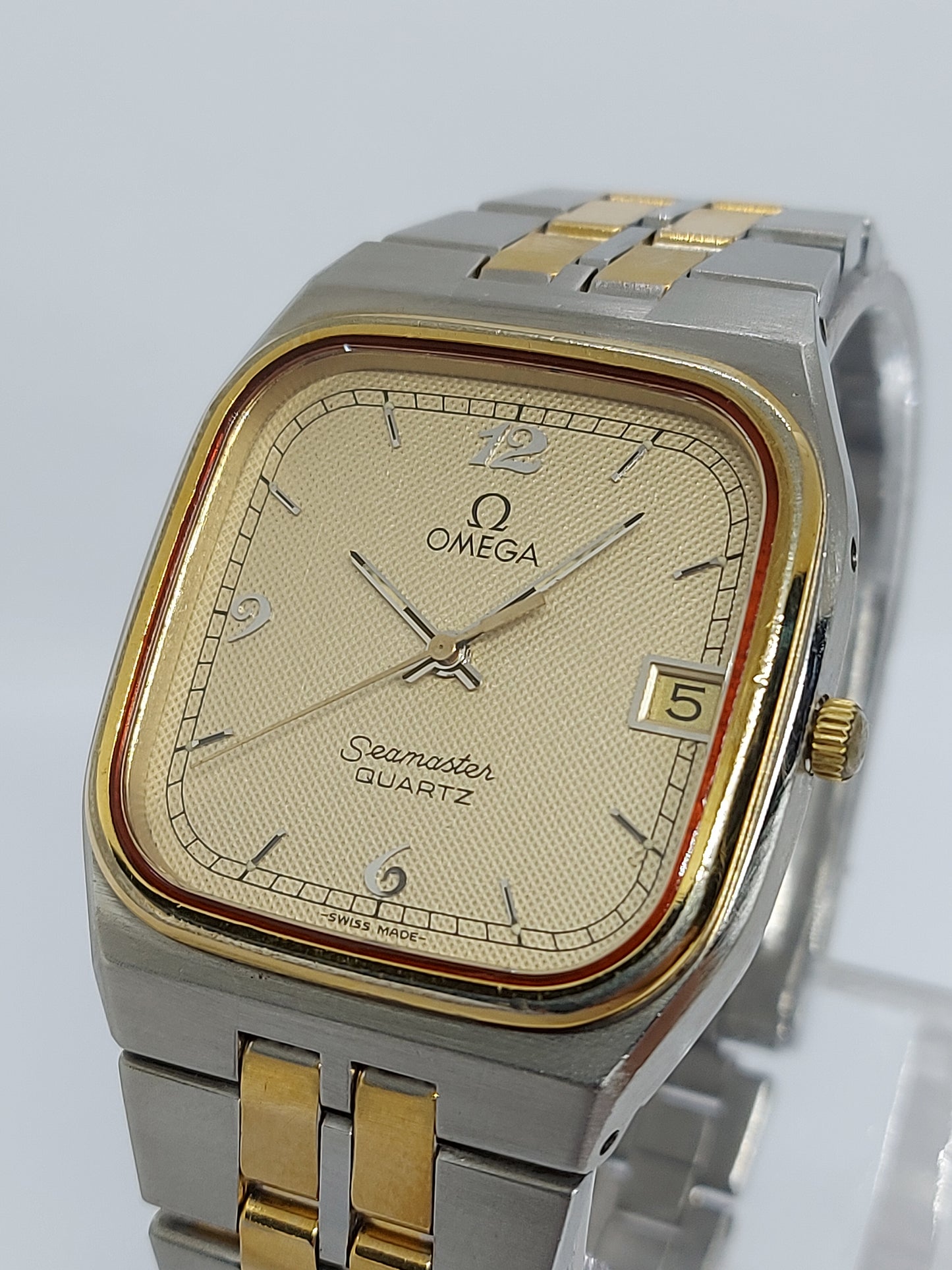 Vintage 1983 Omega Seamaster Quartz 1332 Men's Watch Omega 196.0196 Swiss Made