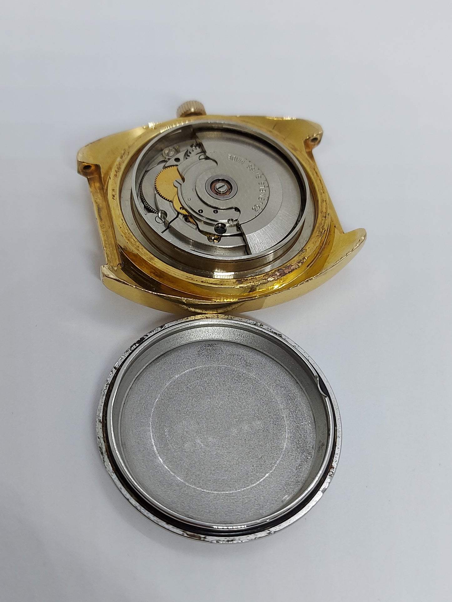 Vintage 1970 Glycin Automatic UAE Air Force Logo Men's Watch.