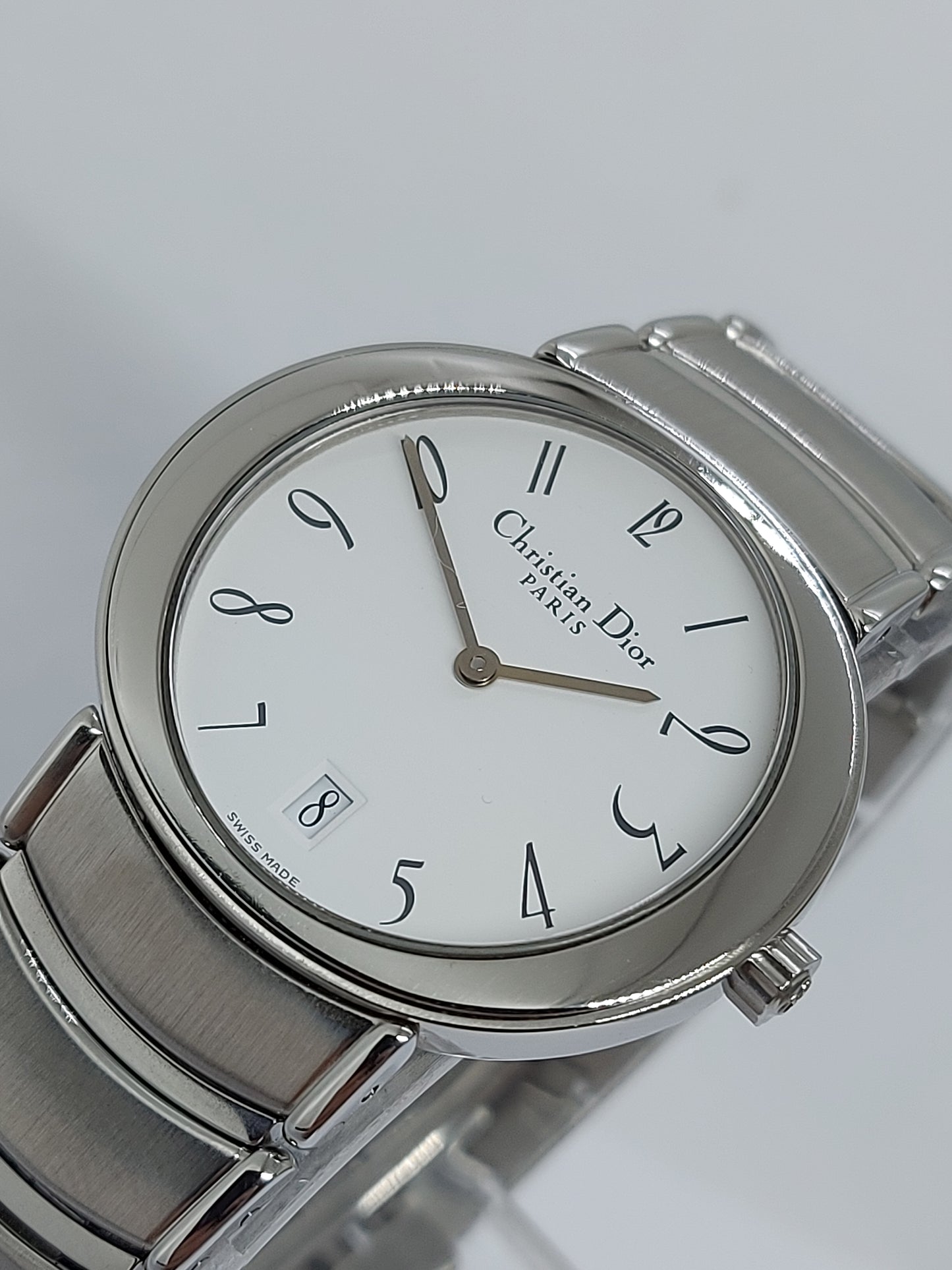 Vintage 1990 Christian Dior Quartz D77-100 Men's Watch Swiss Made.