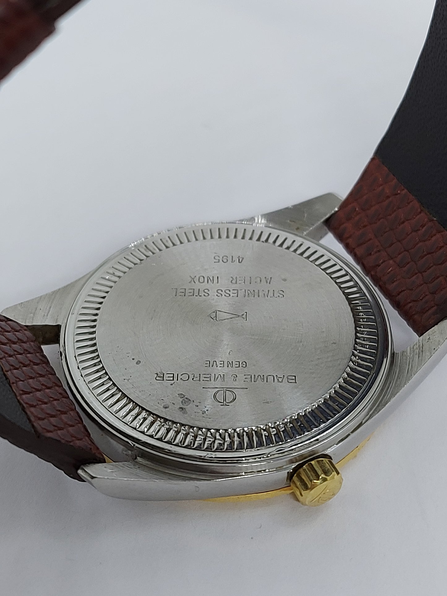 Vintage 1990 Baume & Mercier Bahrain Defence Force (Ref. 4195) Men’s Watch.