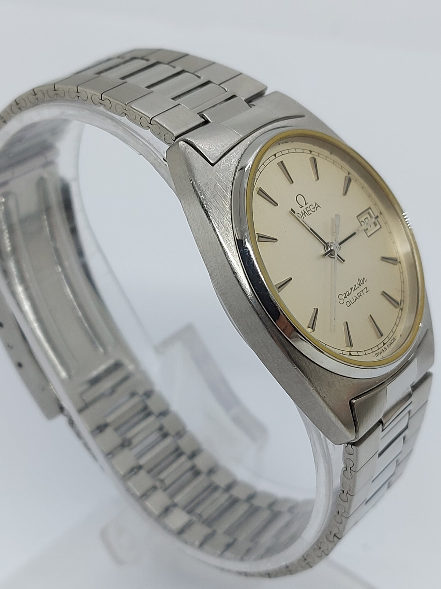 Vintage 1978 Omega Seamaster Quartz 1342 Ref 196.0186 Men's Watch Swiss Made.