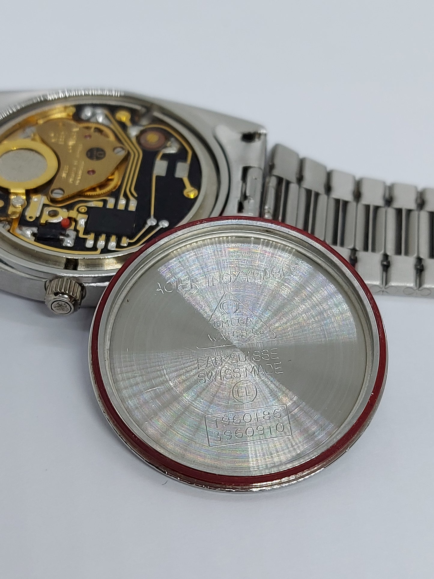 Vintage 1978 Omega Seamaster Quartz 1342 Ref 196.0186 Men's Watch Swiss Made.