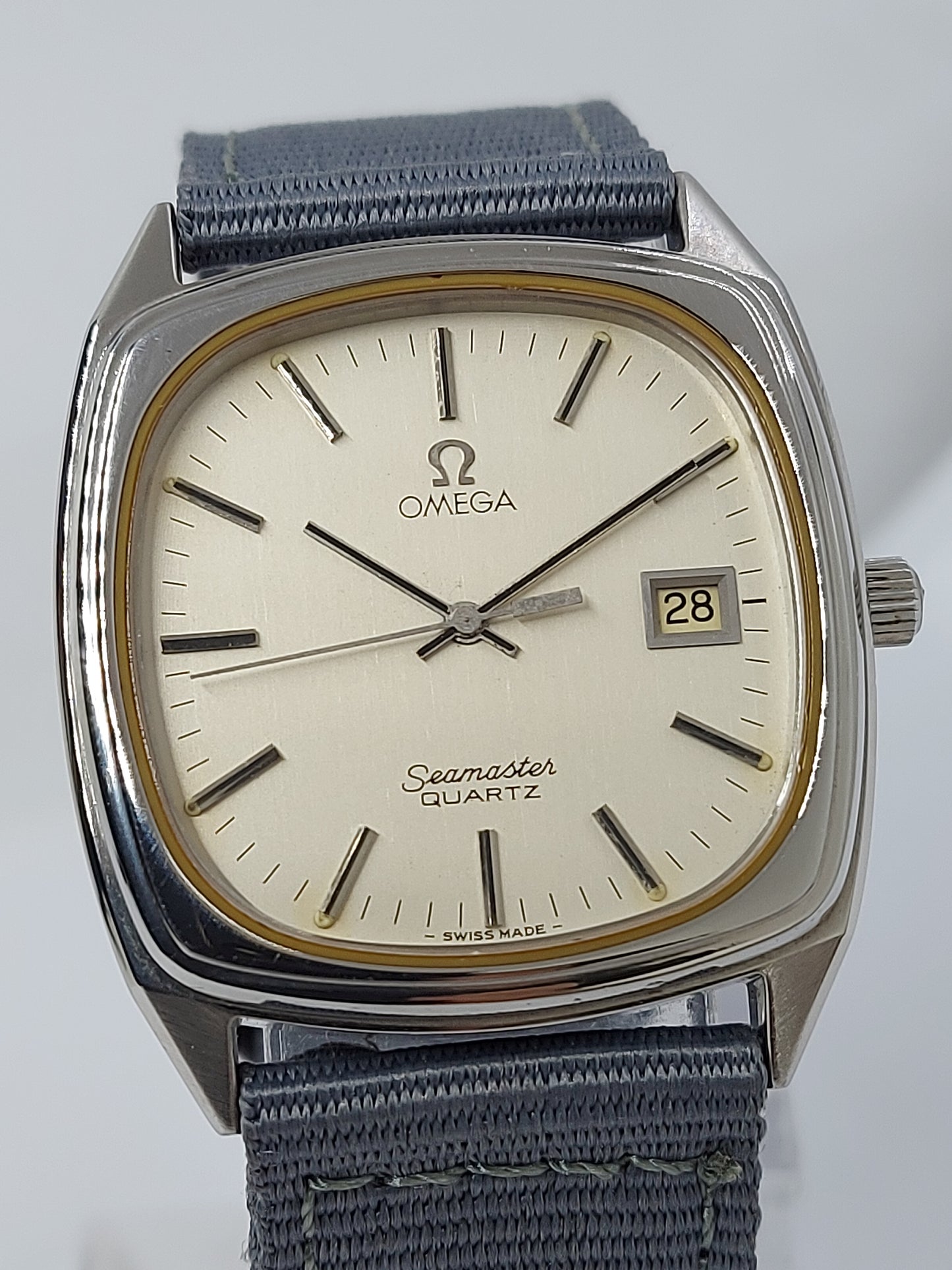 Vintage 1977 Omega Seamaster Quartz 1342 Ref. 196.0127 Men's Watch Swiss Made.