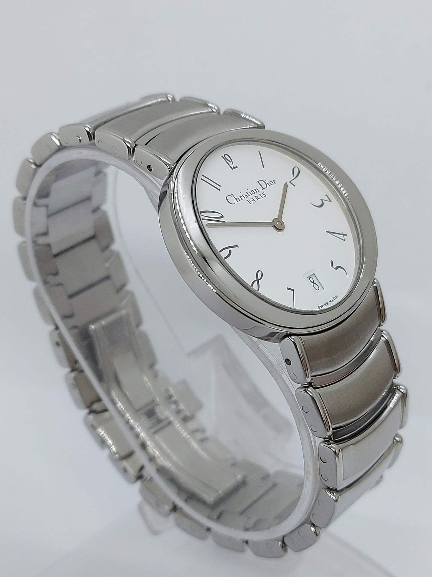 Vintage 1990 Christian Dior Quartz D77-100 Men's Watch Swiss Made.
