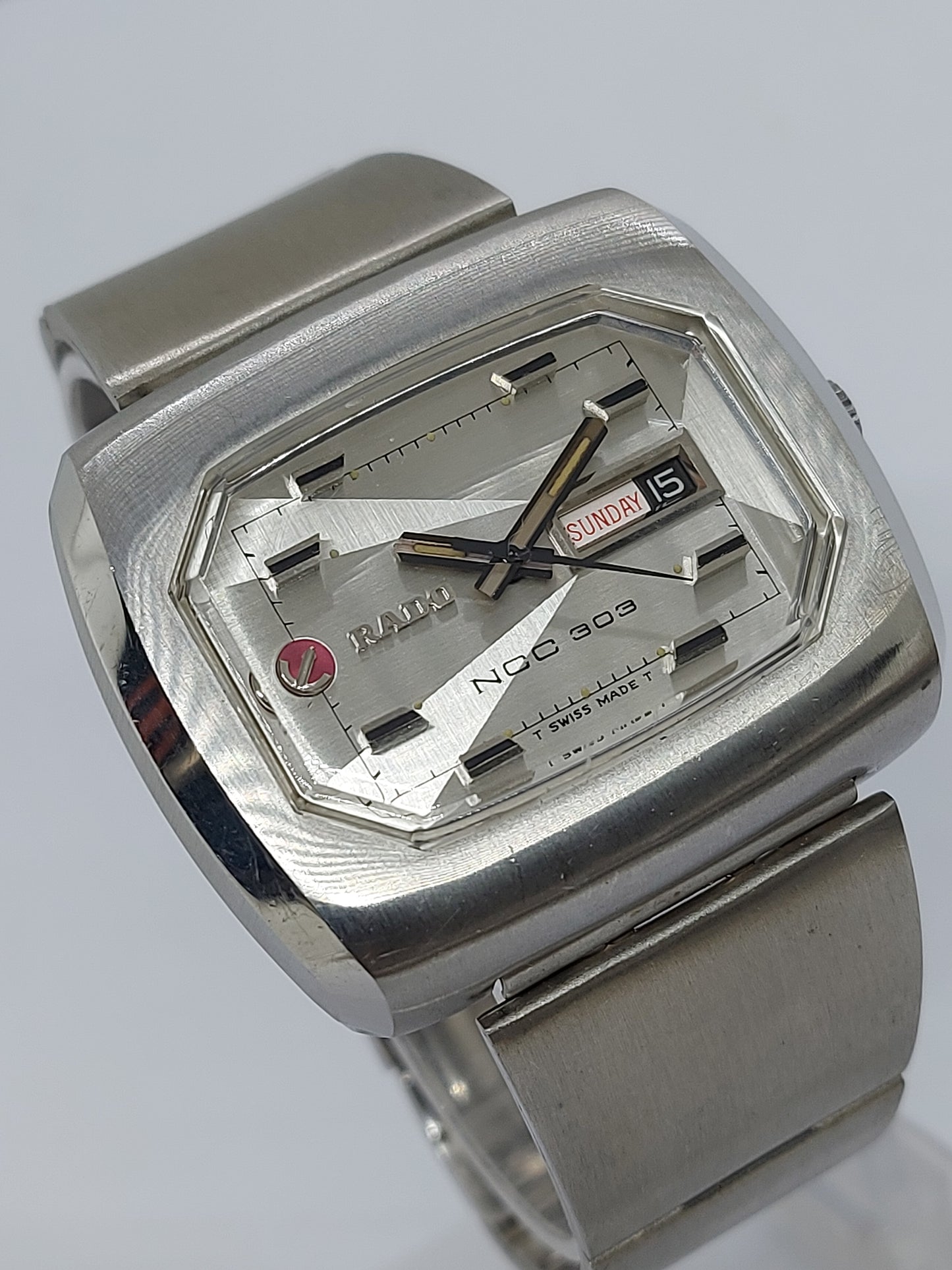 Vintage 1970 NOS Rado NCC 303 Automatic 11922 Men’s Watch Swiss.
