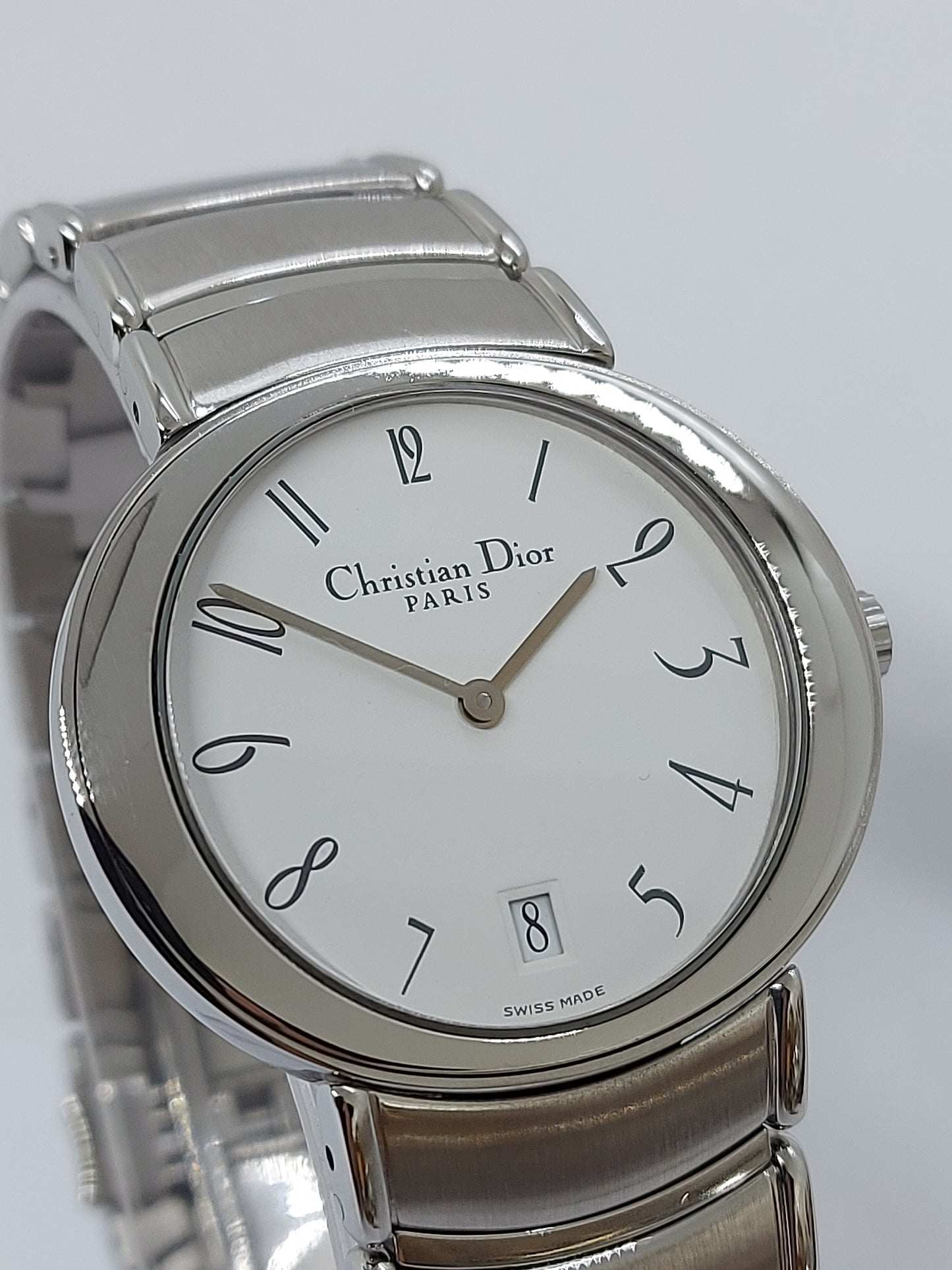 Vintage 1990 Christian Dior Quartz D77-100 Men's Watch Swiss Made.