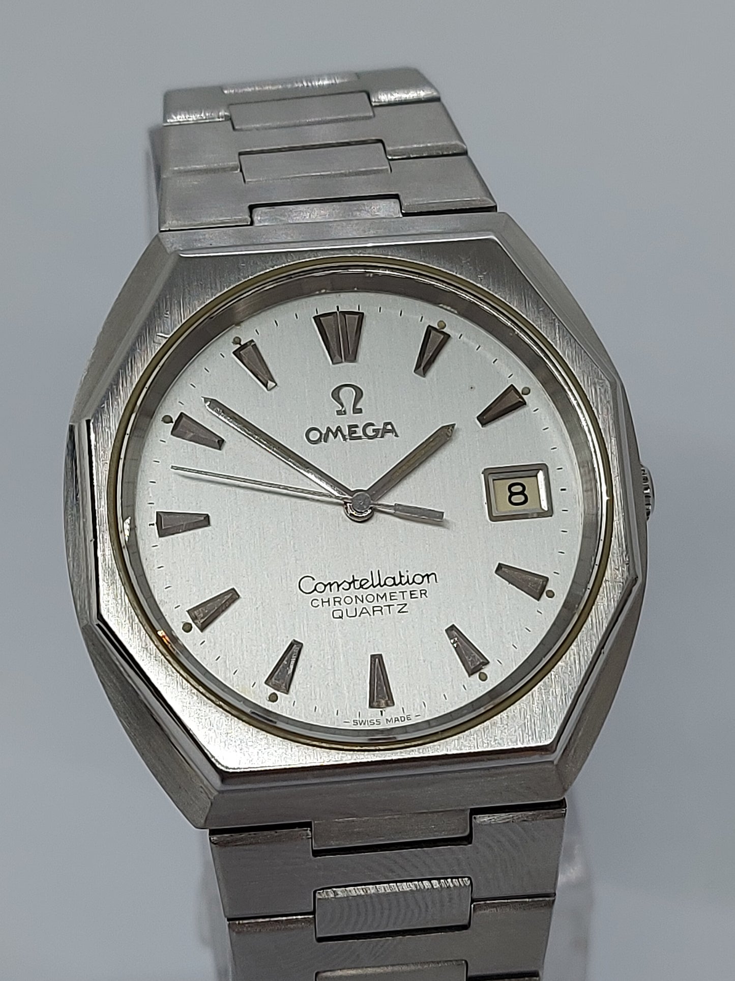 Vintage 1979 Omega Constellation Chronometer Quartz 1342 Men's Watch 198.0117