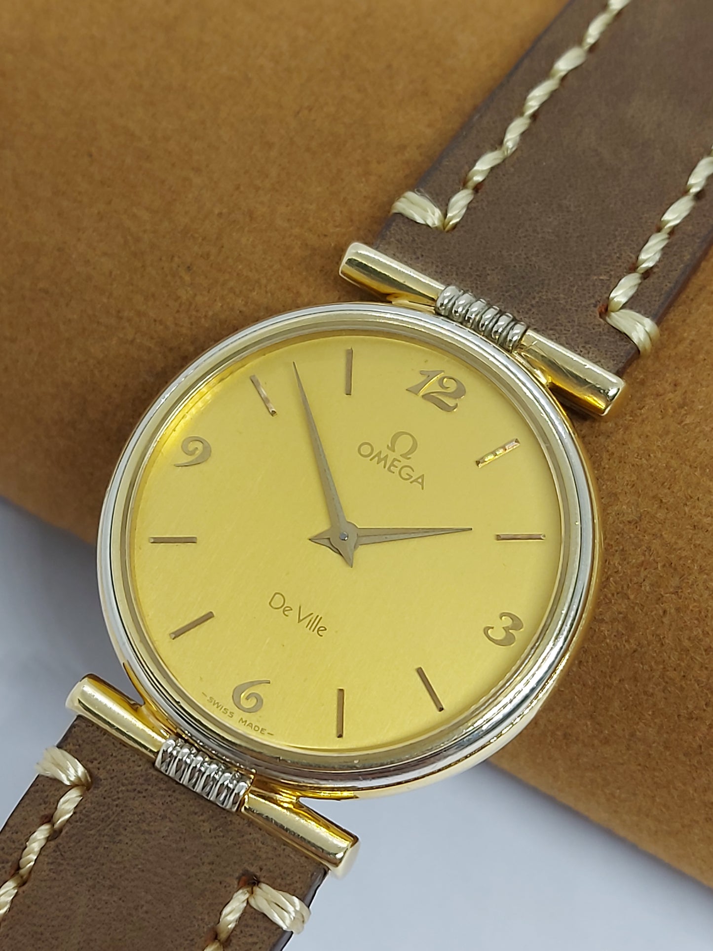 Vintage 1980 Omega De Ville Quartz 1365 Ref. 191.0170 Men's Watch Swiss Made.
