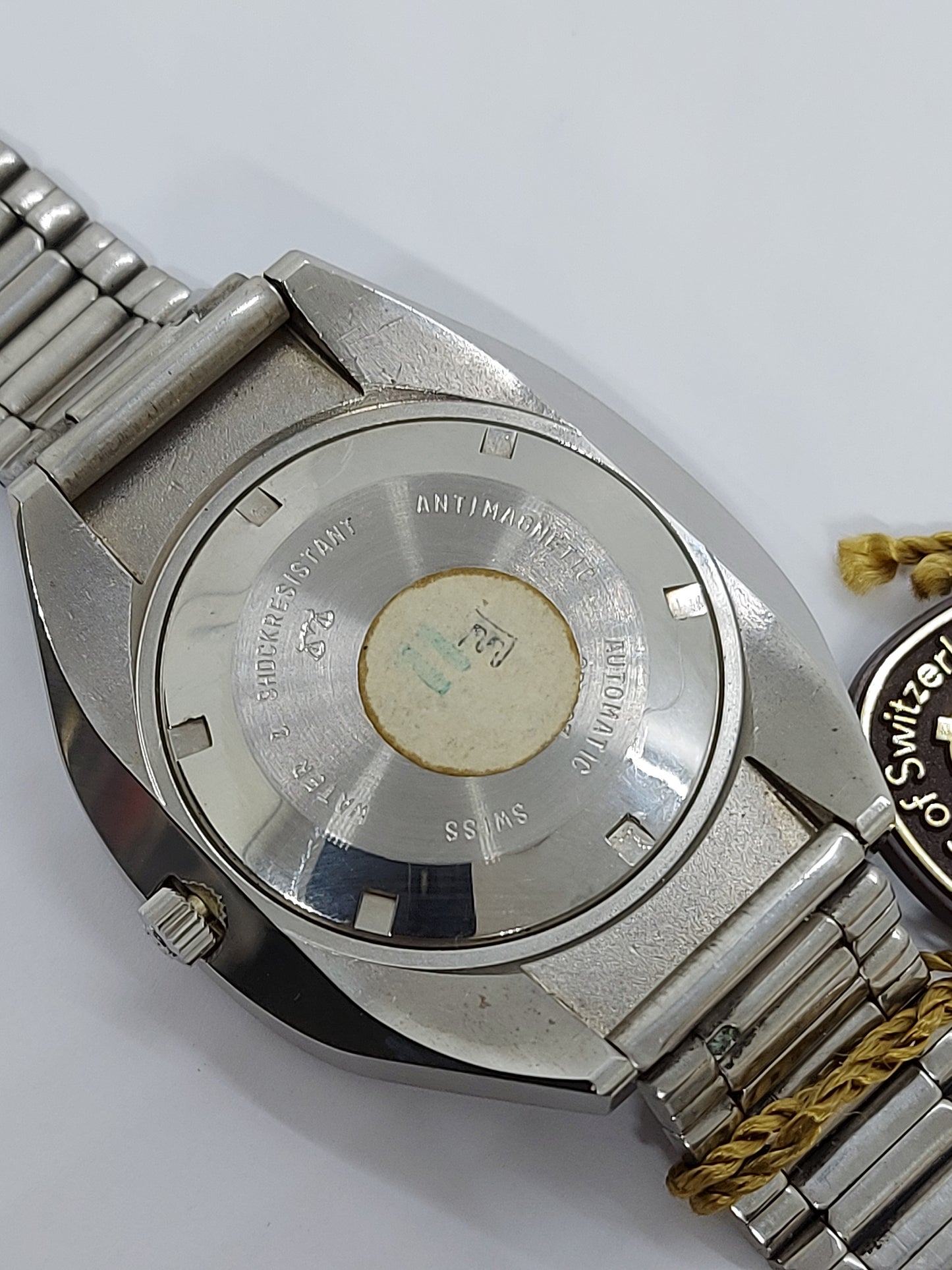 NOS Vintage 1970 Zodiac SST 36000 Automatic Men's Watch Swiss Made.