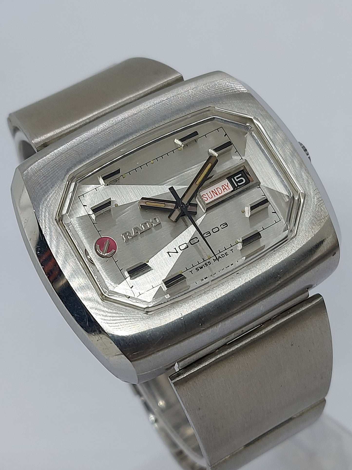 Vintage 1970 NOS Rado NCC 303 Automatic 11922 Men’s Watch Swiss.