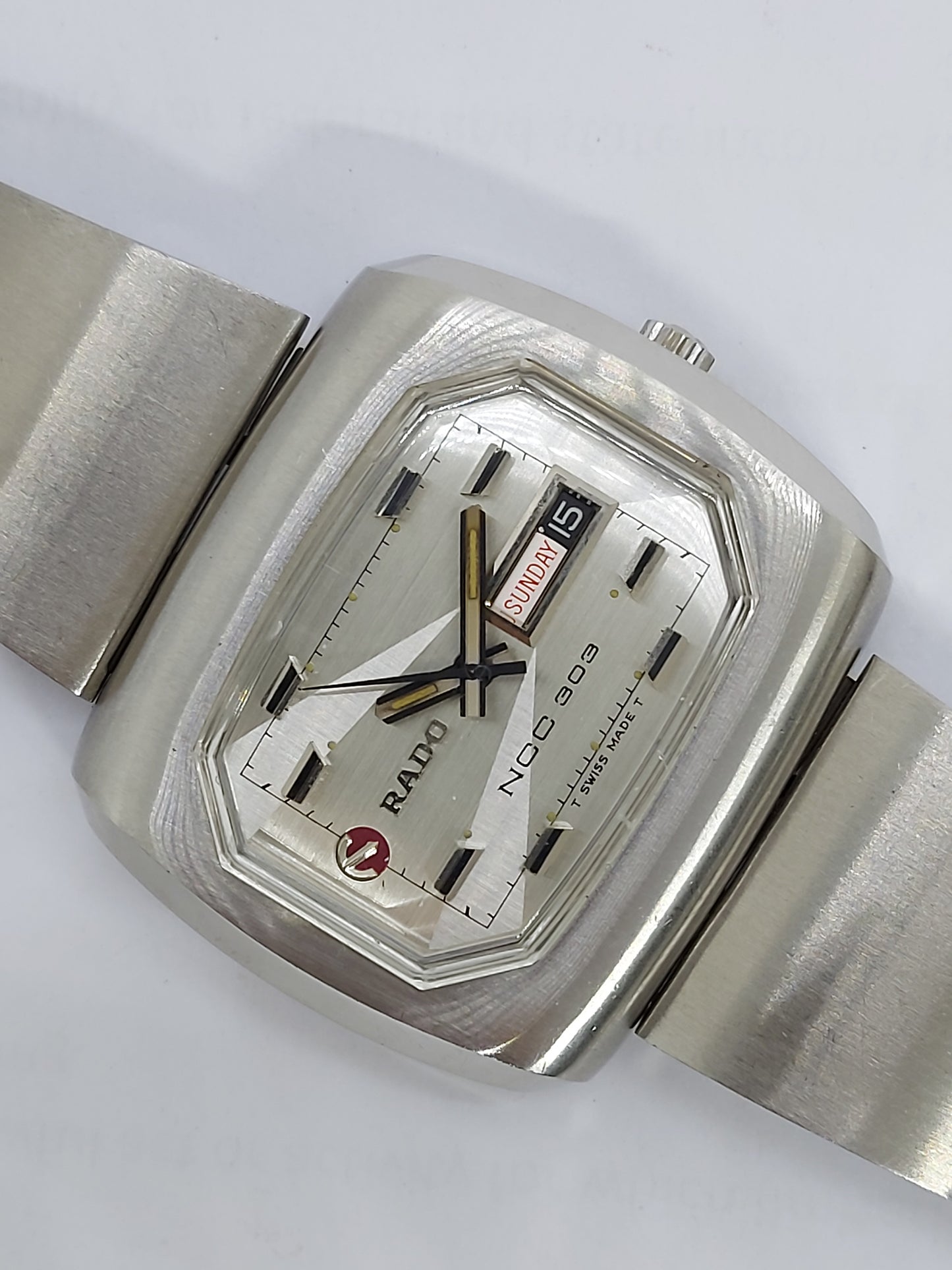 Vintage 1970 NOS Rado NCC 303 Automatic 11922 Men’s Watch Swiss.