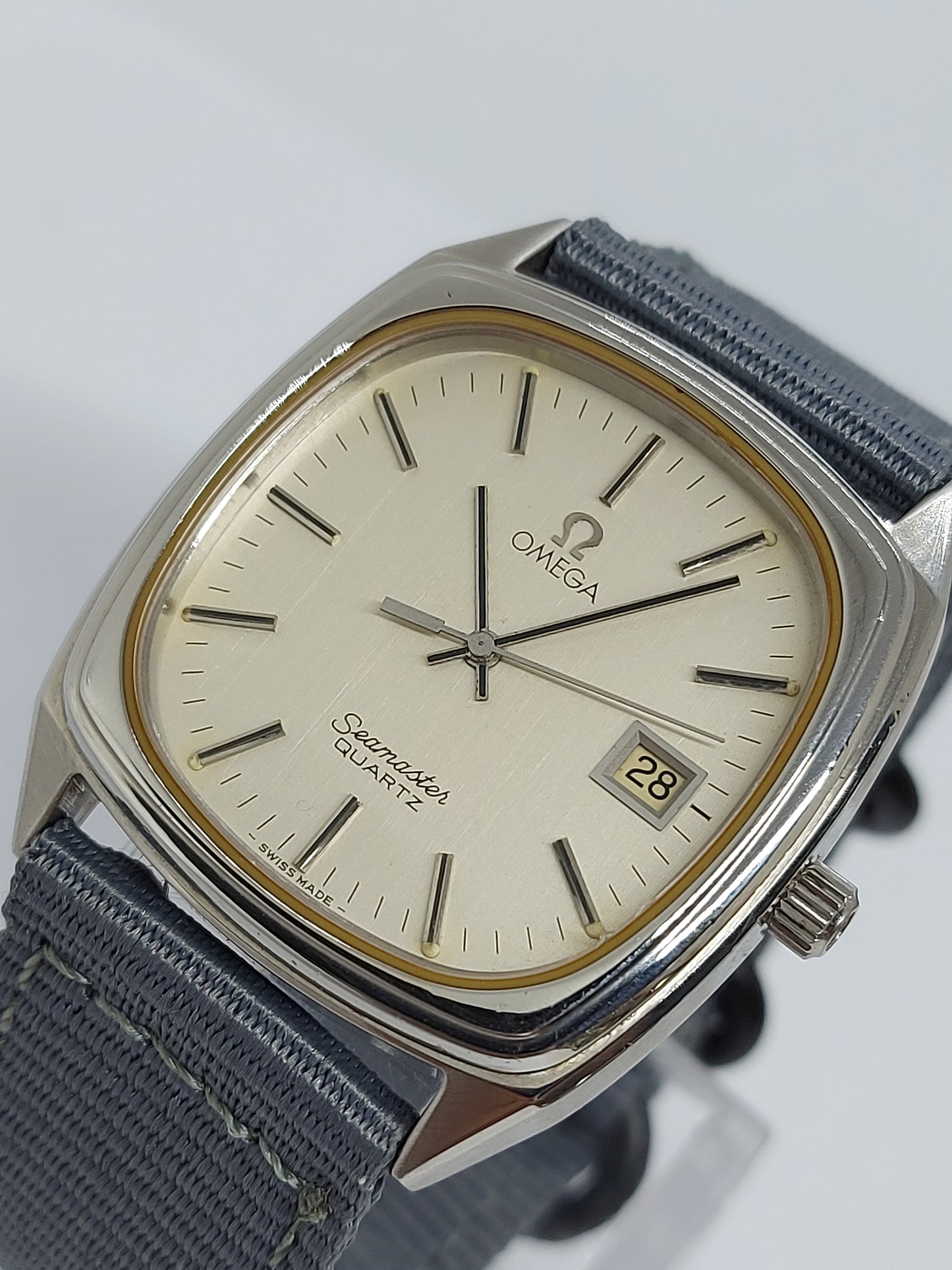 Vintage 1977 Omega Seamaster Quartz 1342 Ref. 196.0127 Men's Watch Swiss Made.