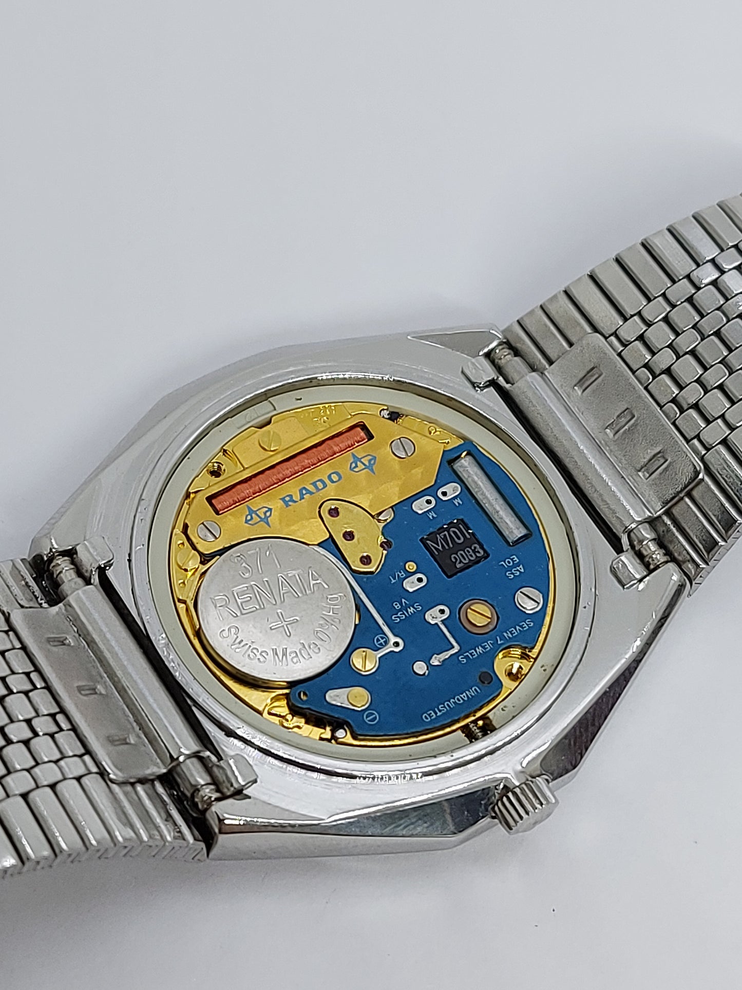 Vintage 1980 Rado Al Shabab Al Arabi Club, Dubai Date Men's Watch.