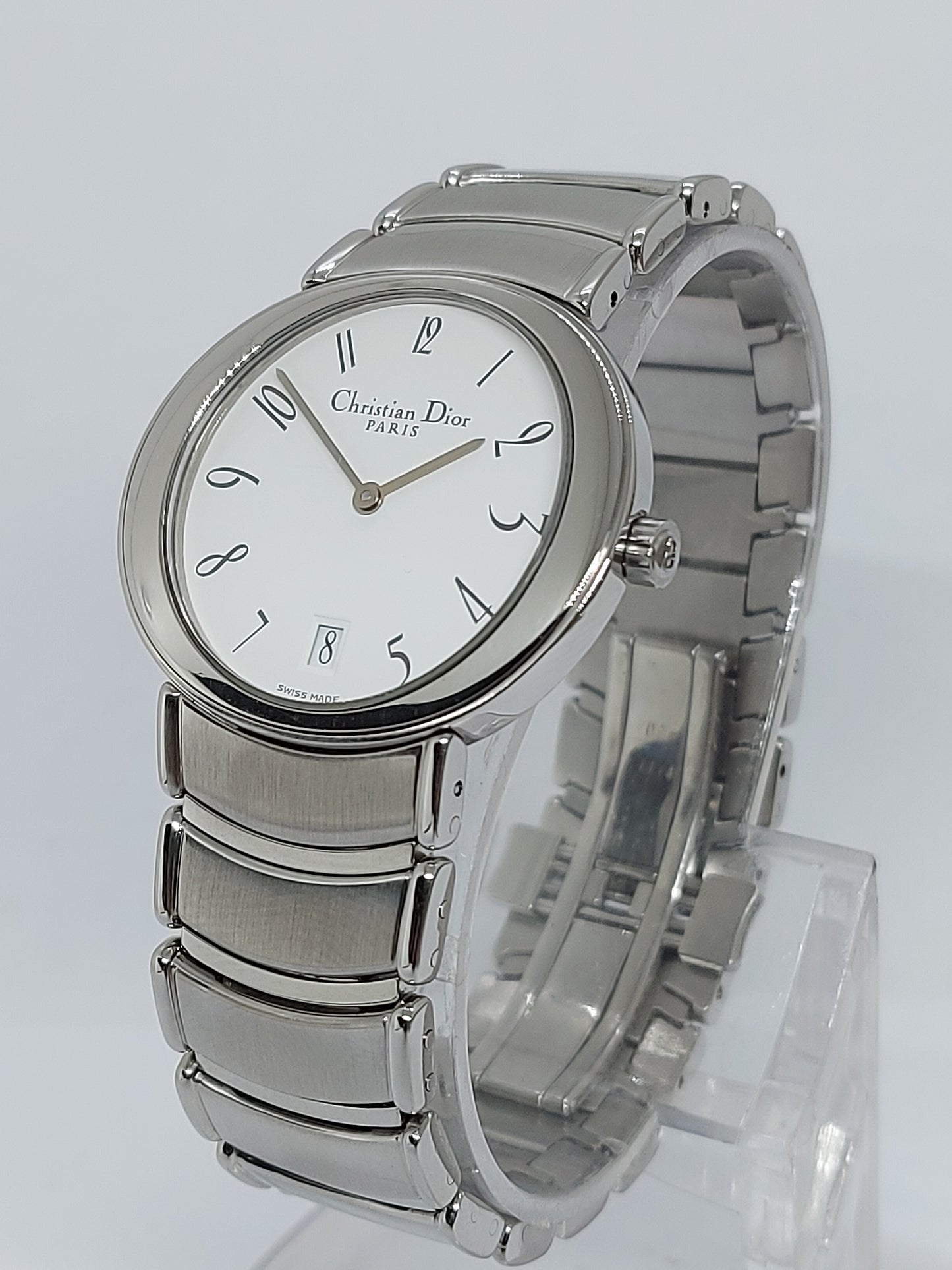 Vintage 1990 Christian Dior Quartz D77-100 Men's Watch Swiss Made.