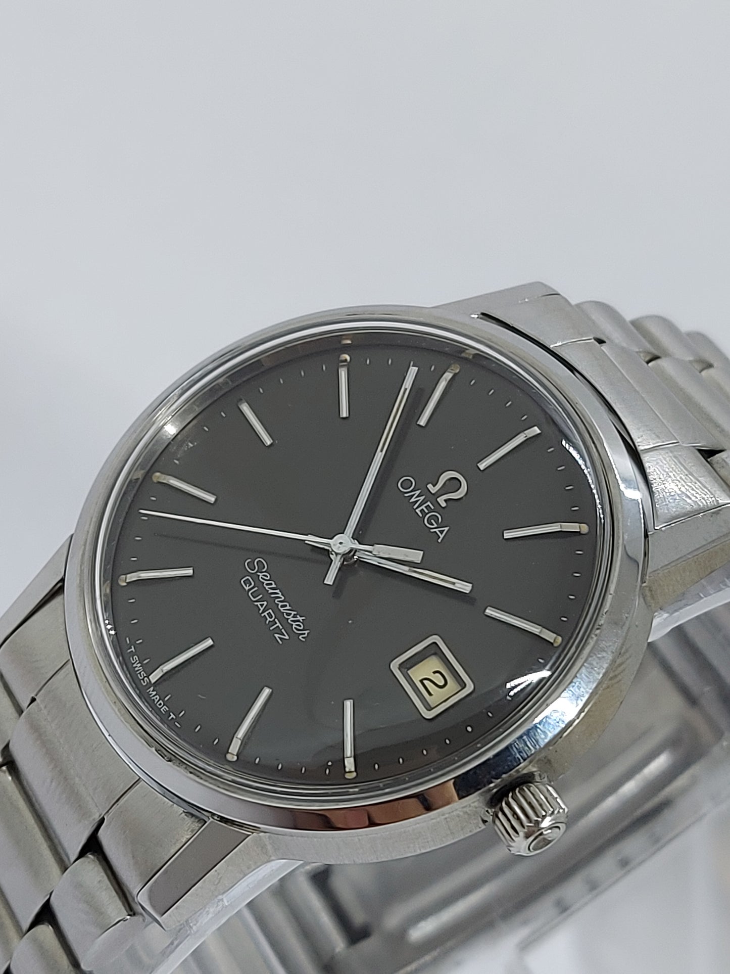 Vintage 1977 Omega Seamaster Quartz 1342 - 196.0113 Men's Watch Swiss.