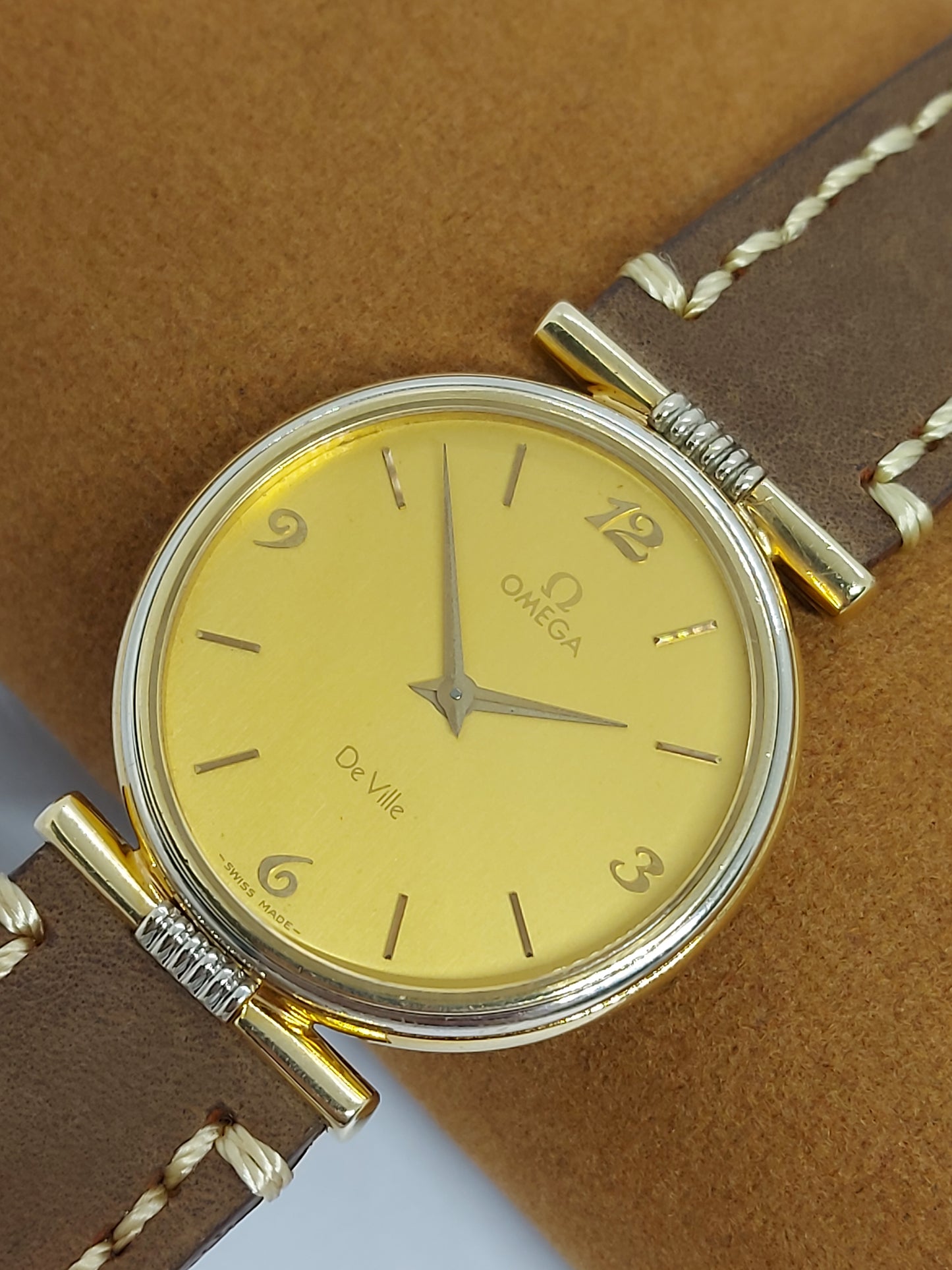 Vintage 1980 Omega De Ville Quartz 1365 Ref. 191.0170 Men's Watch Swiss Made.
