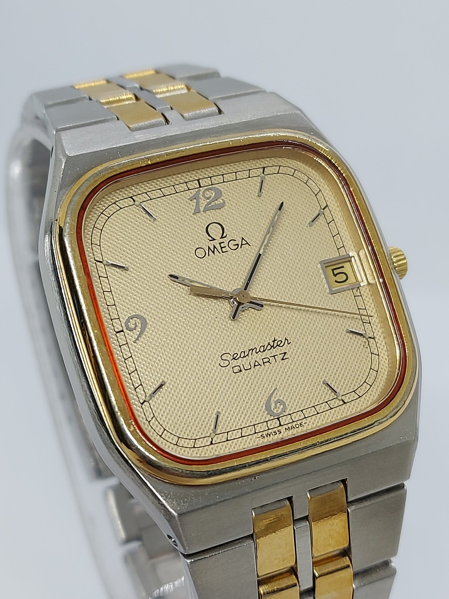 Vintage 1983 Omega Seamaster Quartz 1332 Men's Watch Omega 196.0196 Swiss Made