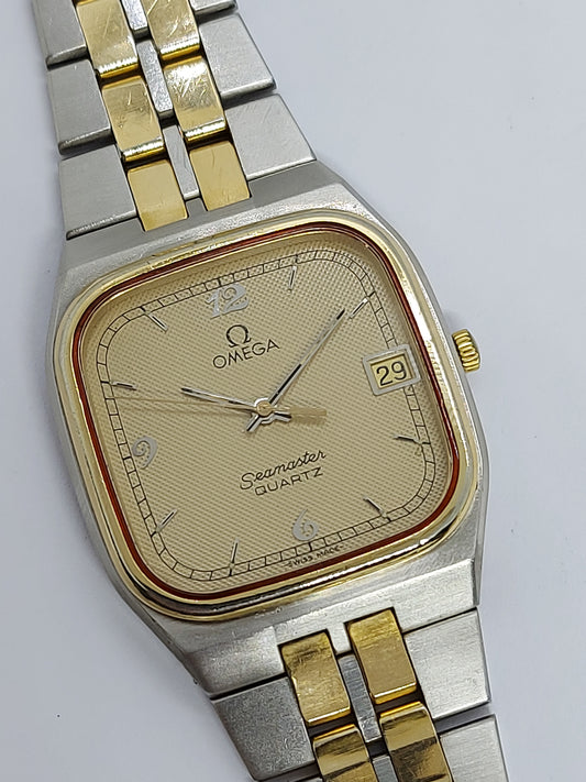 Vintage 1983 Omega Seamaster Quartz 1332 Men's Watch Omega 196.0196 Swiss Made