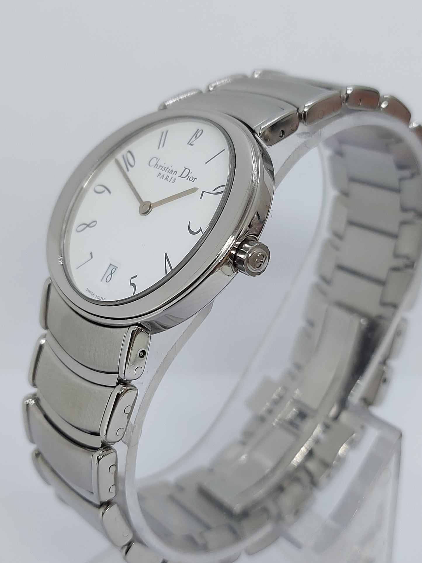 Vintage 1990 Christian Dior Quartz D77-100 Men's Watch Swiss Made.