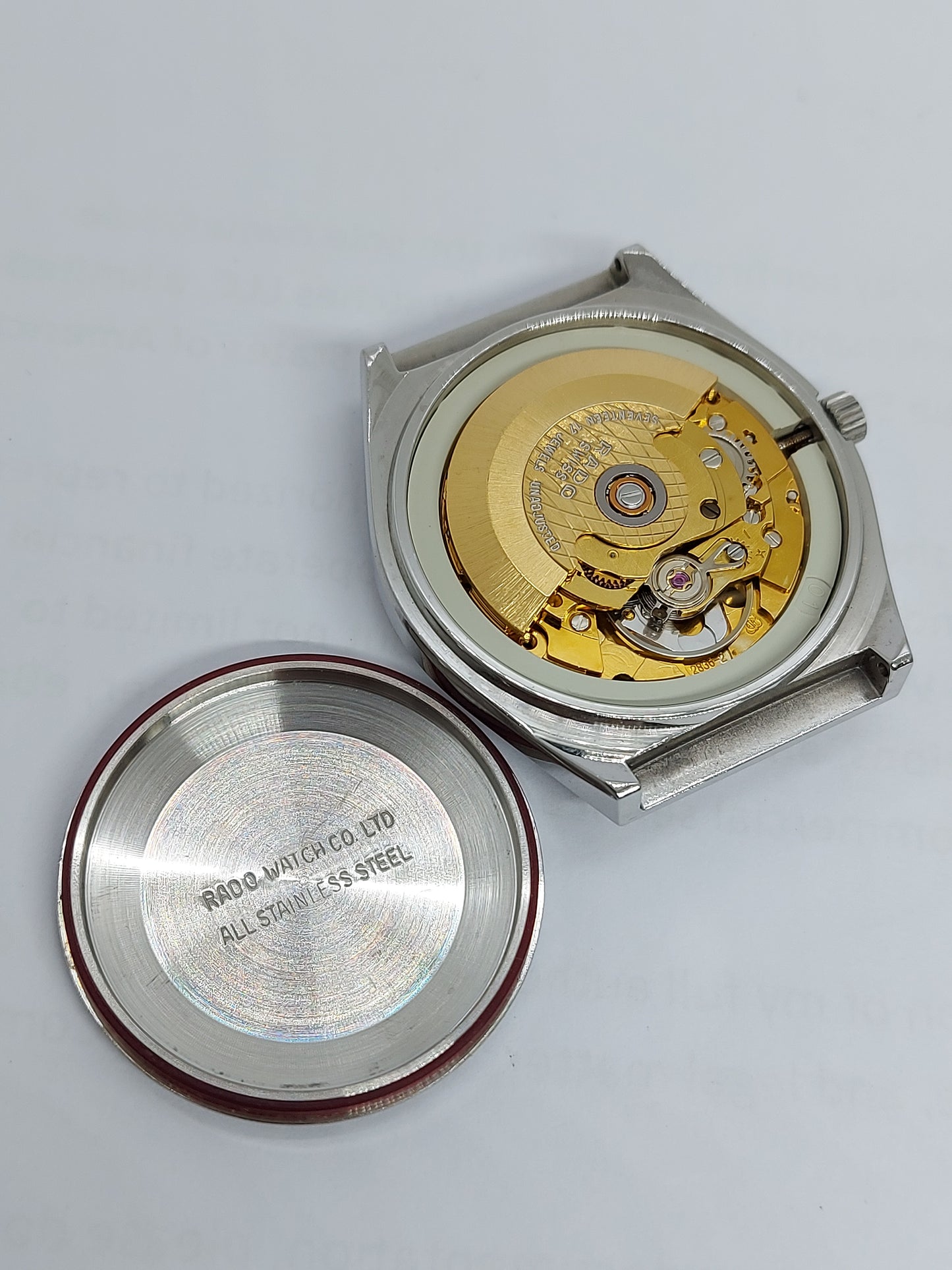 Vintage 1970 Rado Voyager Automatic Men’s Watch Swiss Made.