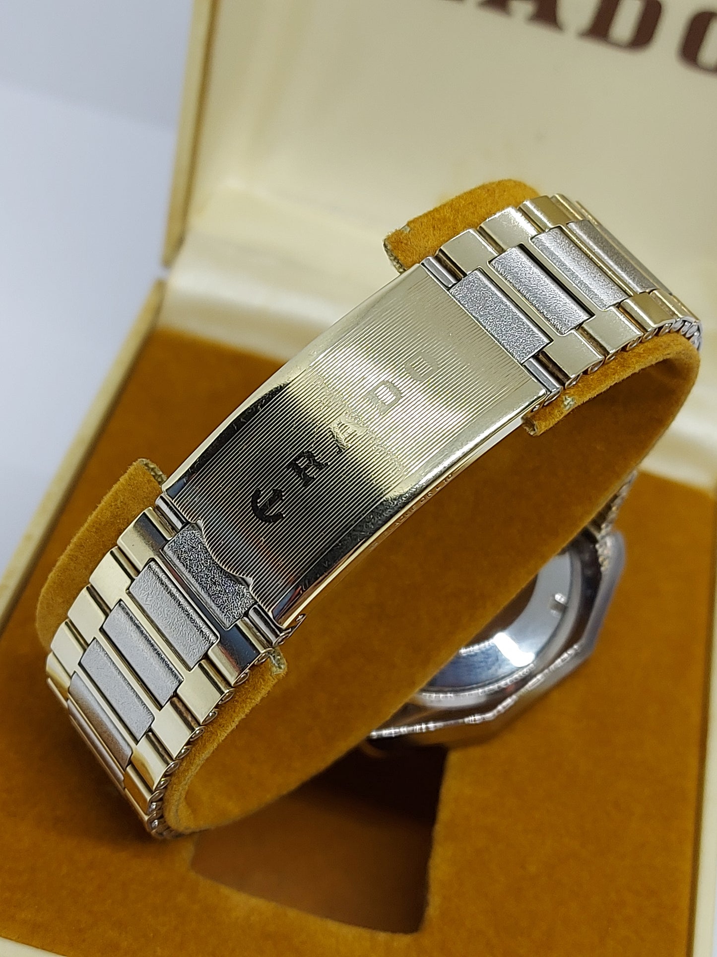 NOS 1980 Rado Golden City Automatic 606.3192.2 Men's Watch Swiss Made.