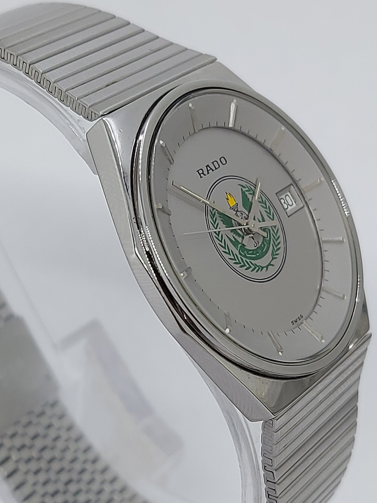 Vintage 1980 Rado Al Shabab Al Arabi Club, Dubai Date Men's Watch.