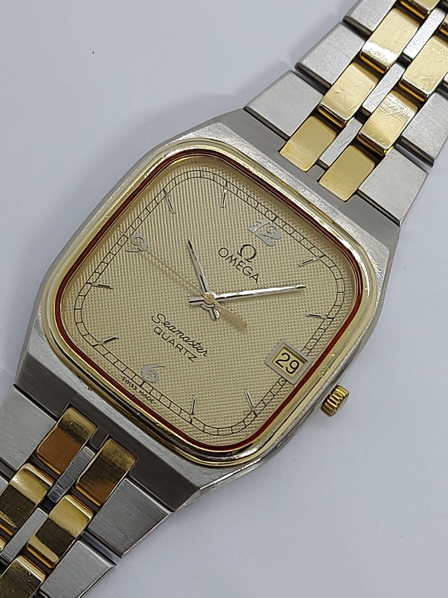 Vintage 1983 Omega Seamaster Quartz 1332 Men's Watch Omega 196.0196 Swiss Made