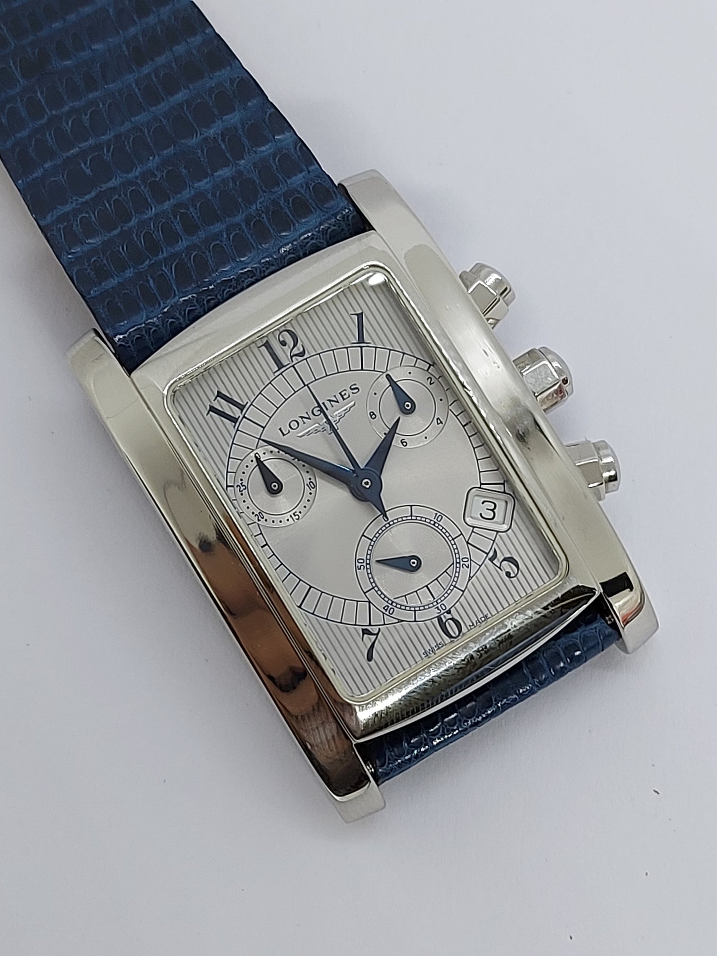 Vintage 2000 Longines Dolce Vita Chronograph XL Ref. L5.656.4 Men’s Watch With Box.