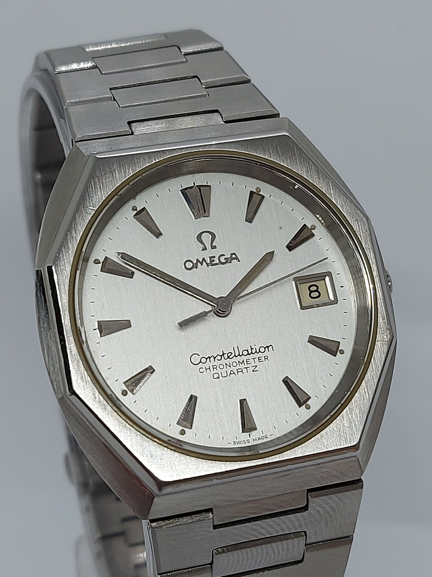 Vintage 1979 Omega Constellation Chronometer Quartz 1342 Men's Watch 198.0117