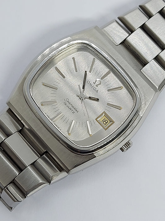 Vintage 1976 Omega Seamaster Quartz 1342 Ref. 196.0090 Men's Watch Swiss Made.
