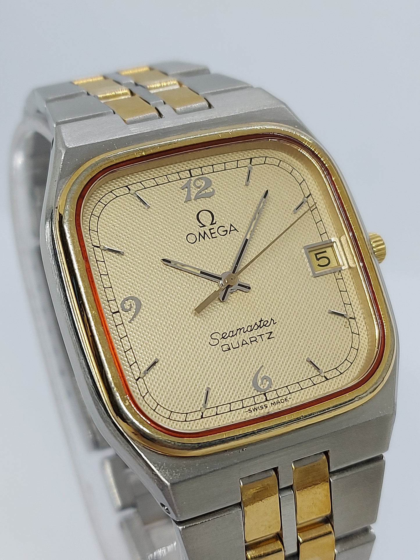 Vintage 1983 Omega Seamaster Quartz 1332 Men's Watch Omega 196.0196 Swiss Made