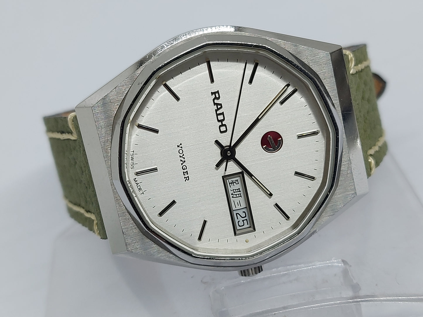 Vintage 1970 Rado Voyager Automatic Men’s Watch Swiss Made.