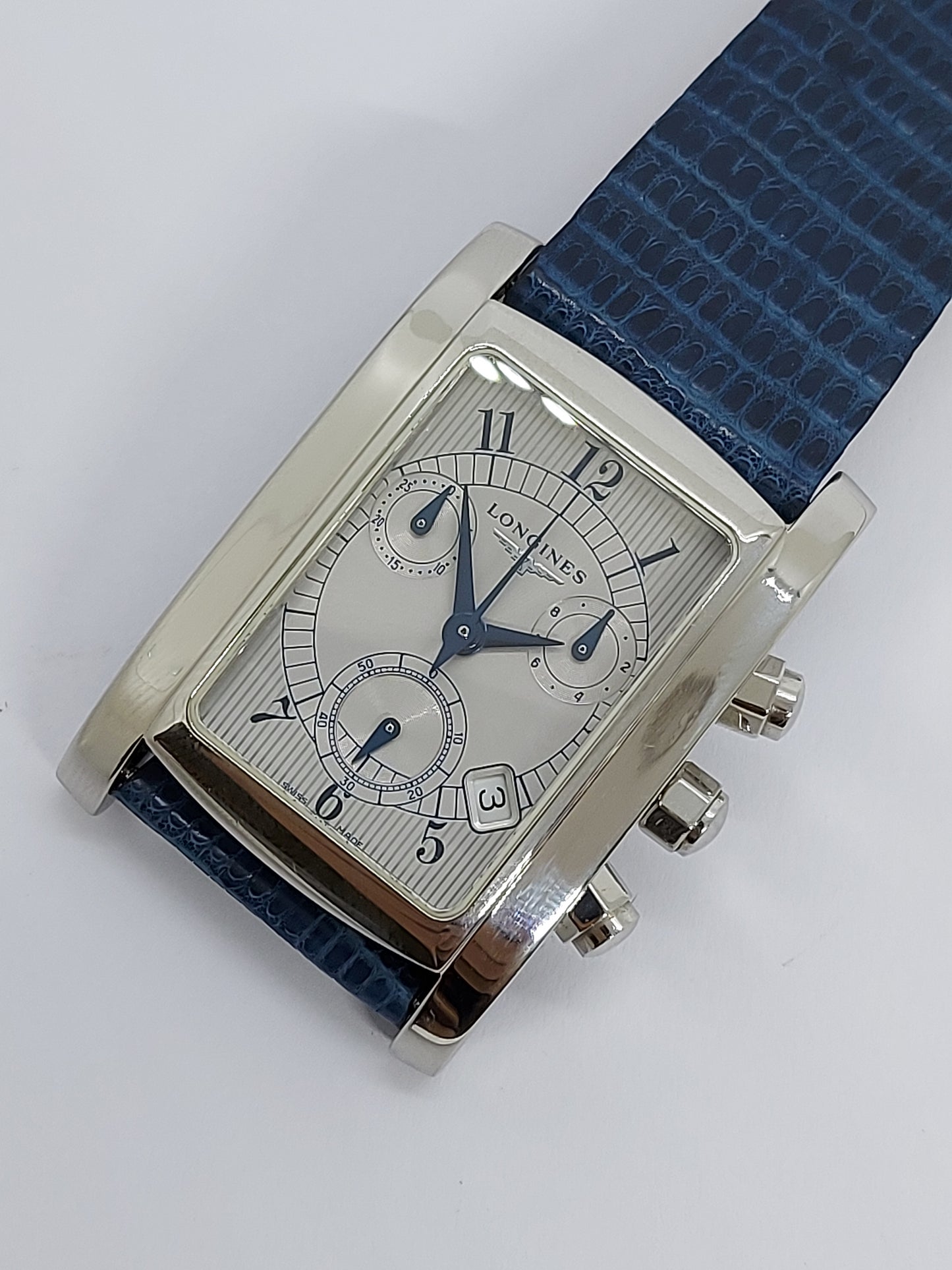 Vintage 2000 Longines Dolce Vita Chronograph XL Ref. L5.656.4 Men’s Watch With Box.